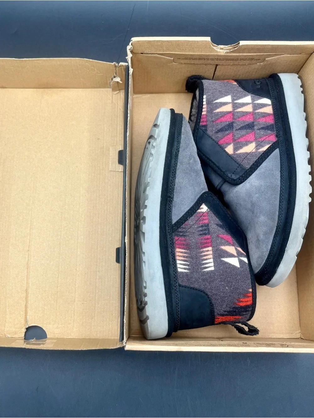 UGG worn plush